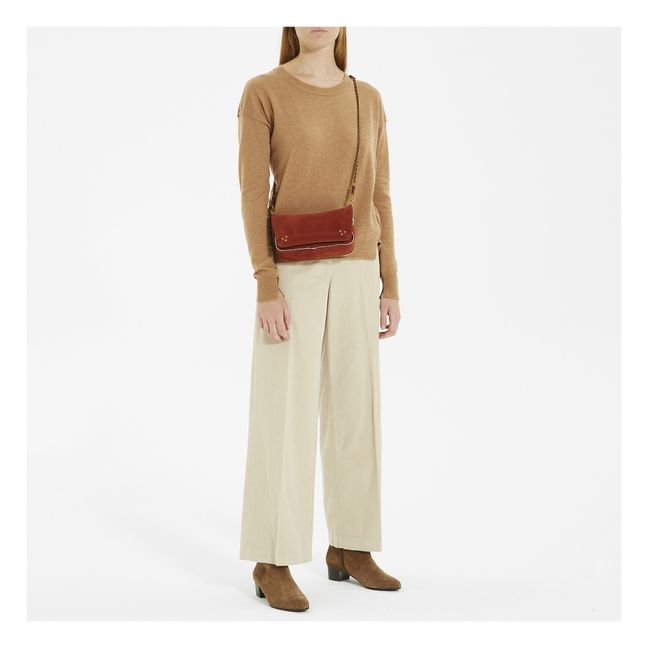 Oversize Wool and Cashmere Jumper  Camel