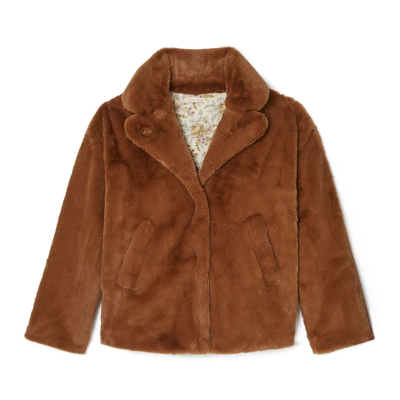 camel fluffy coat