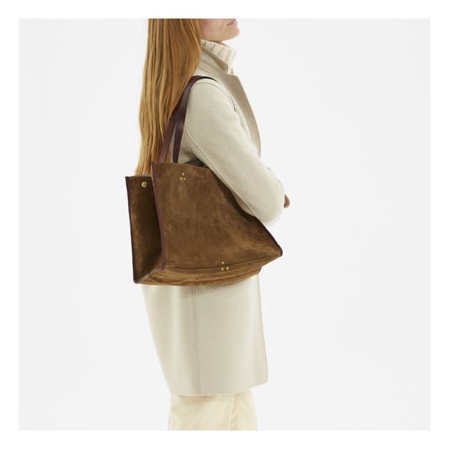 Leon M Calfskin Bag | Tabacco