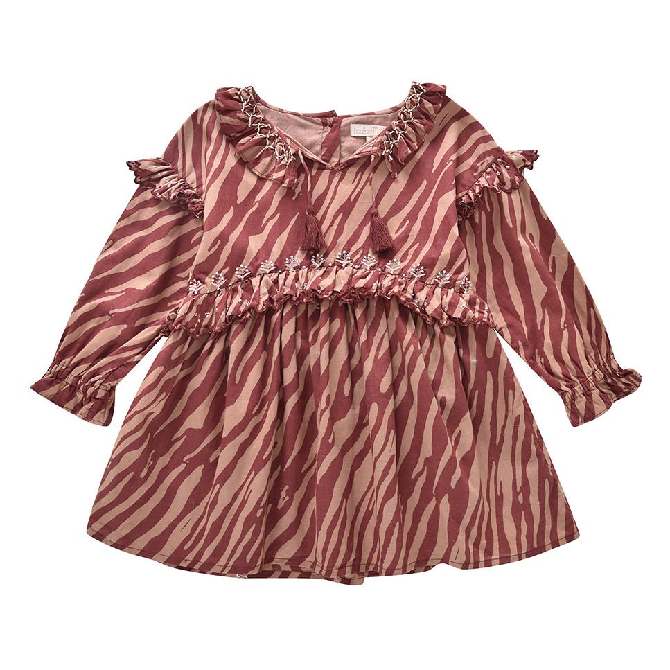 Louise Misha - Robe Coton Bio Eforie - Fille - Rose