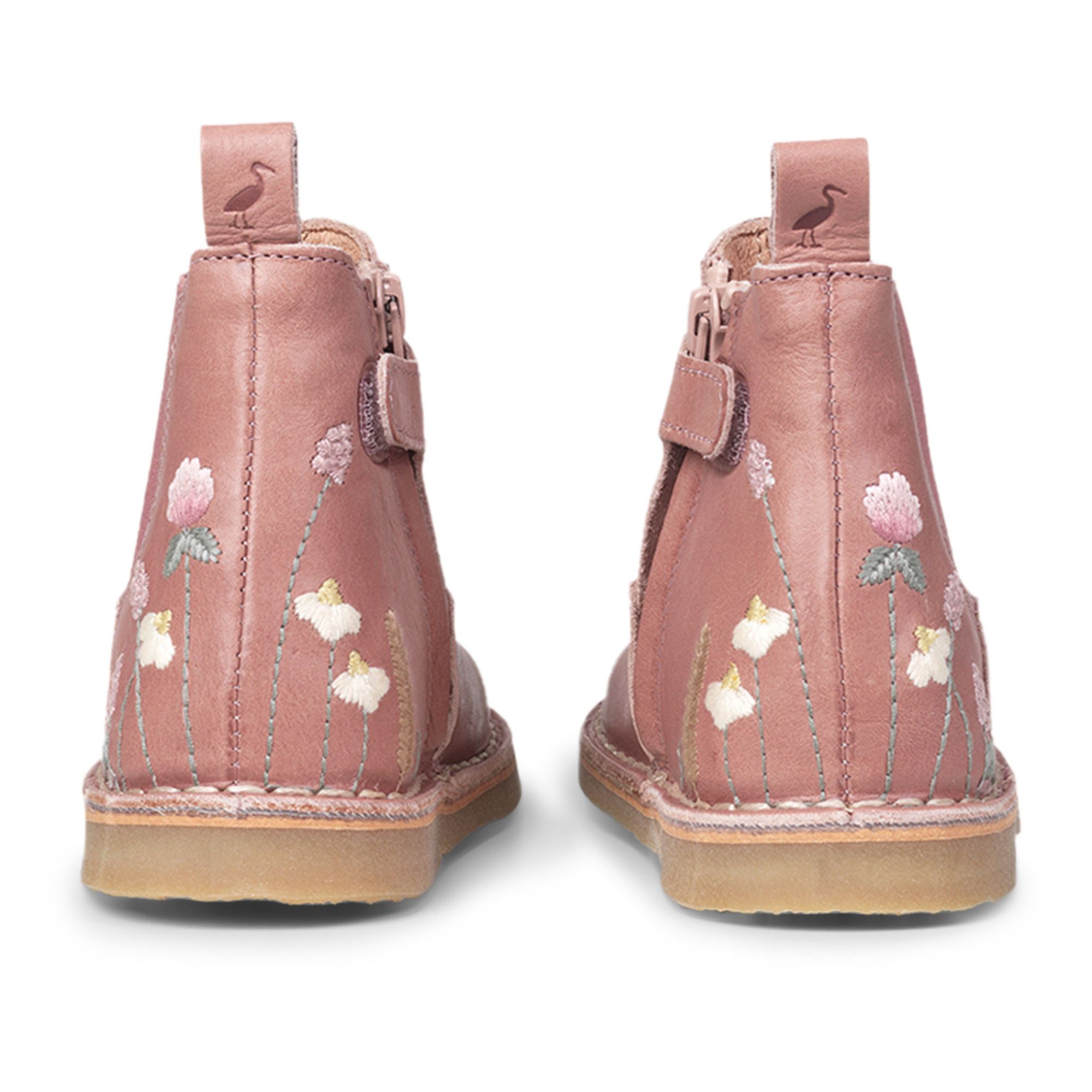Uniqua Capsule Embroidered Boots Dusty Pink- Product image n°4