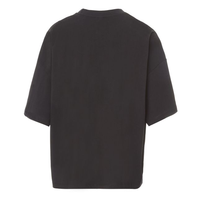 T-shirt Oversized Coton Bio | Noir