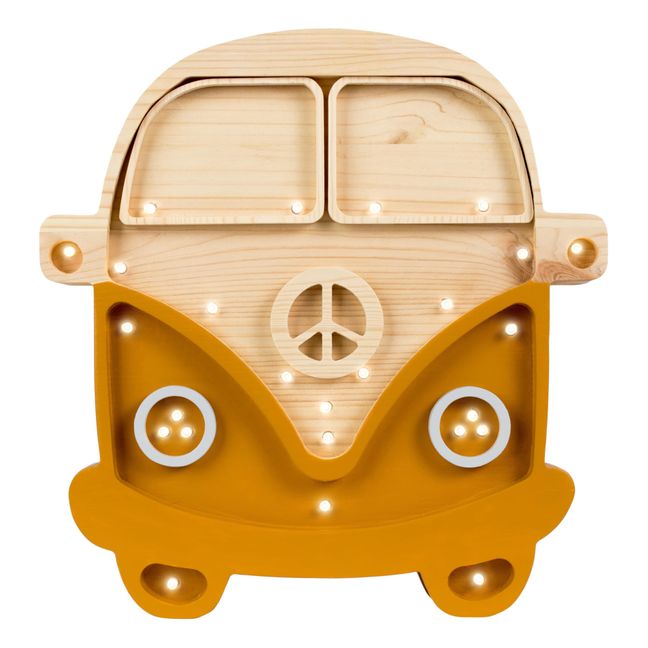 Lampada da appoggio, motivo: van | Giallo senape