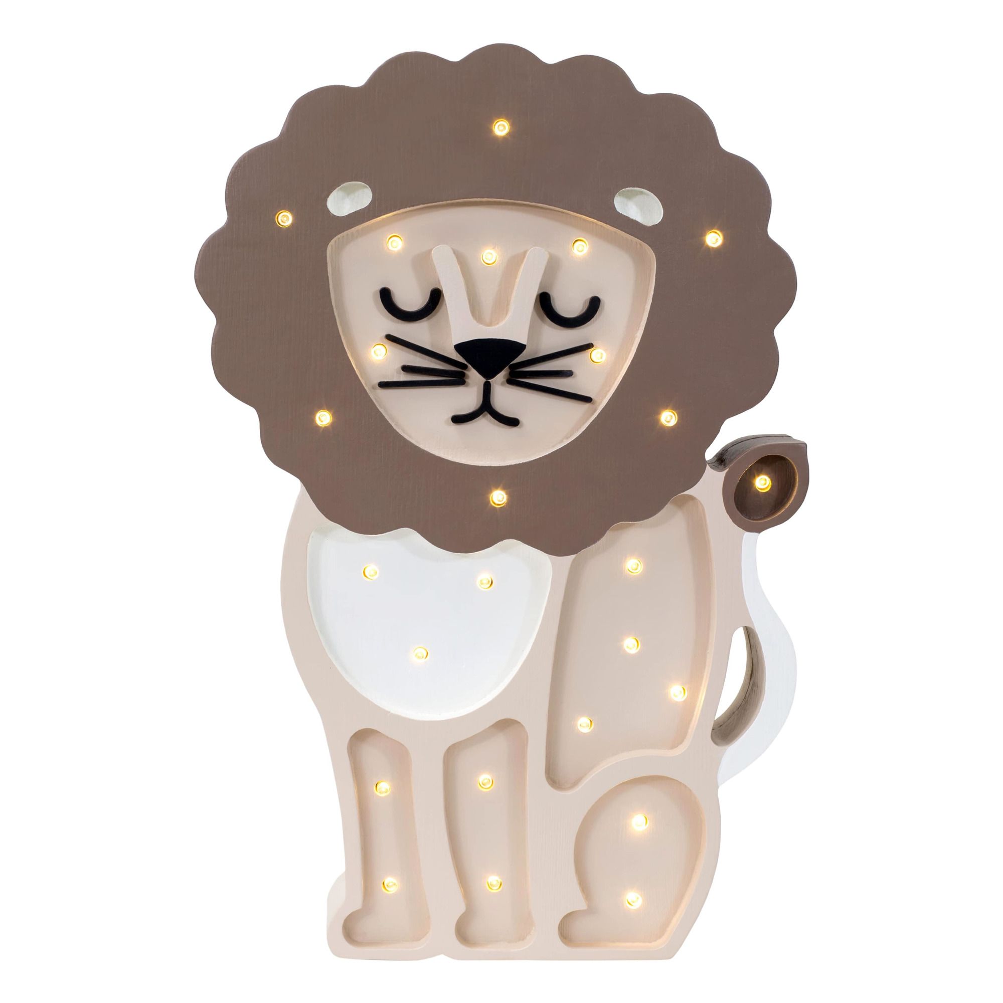 Lampe 3D LED Lion Zodiaque – USB – Ambiance Intérieur
