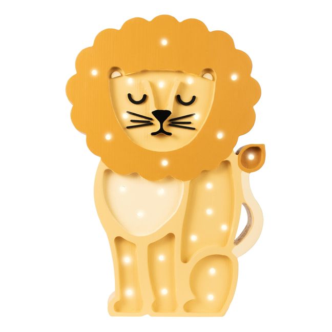 Lampada da terra, motivo: leone | Ocra