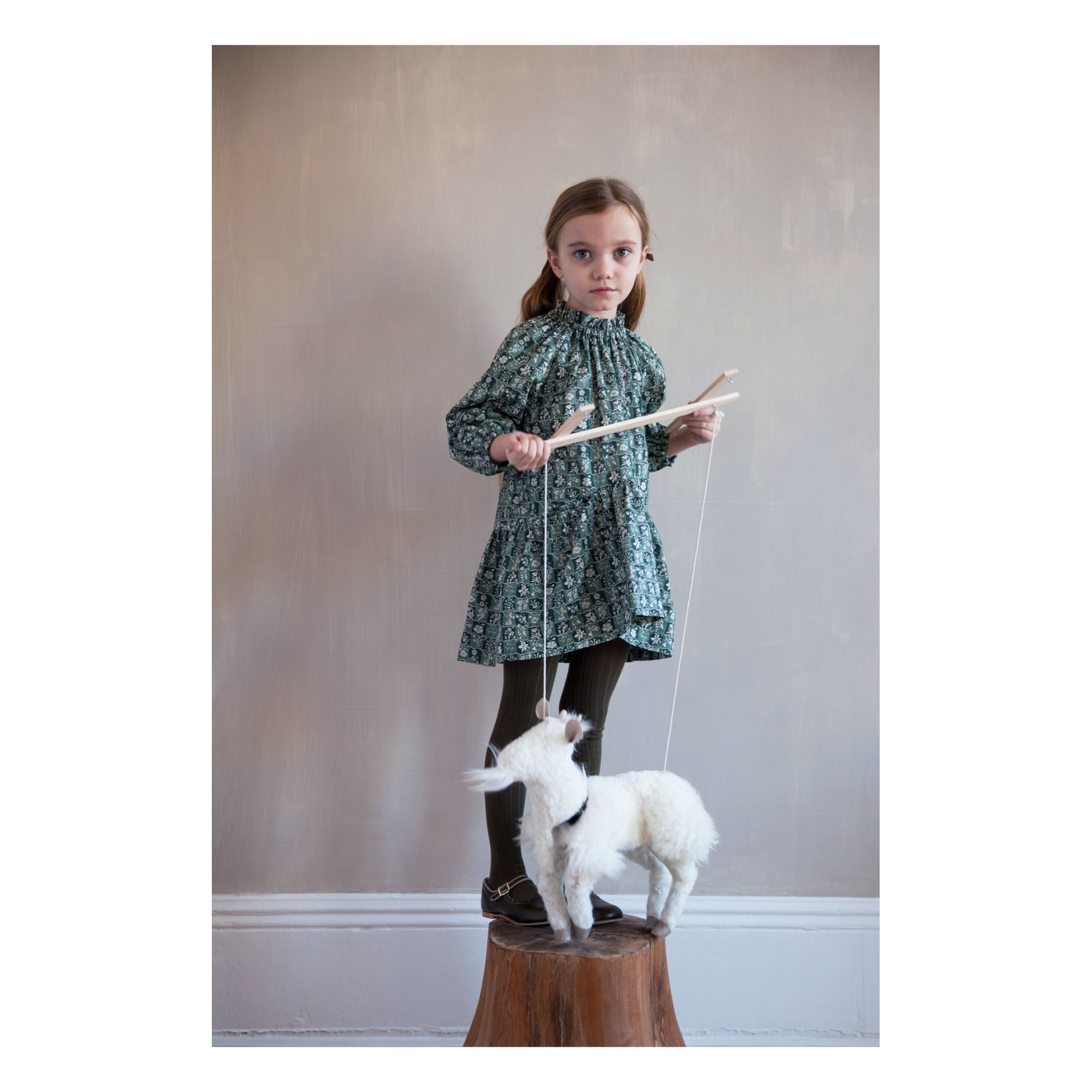 Soor Ploom - Edith Exclusive Liberty Print Dress - Green | Smallable