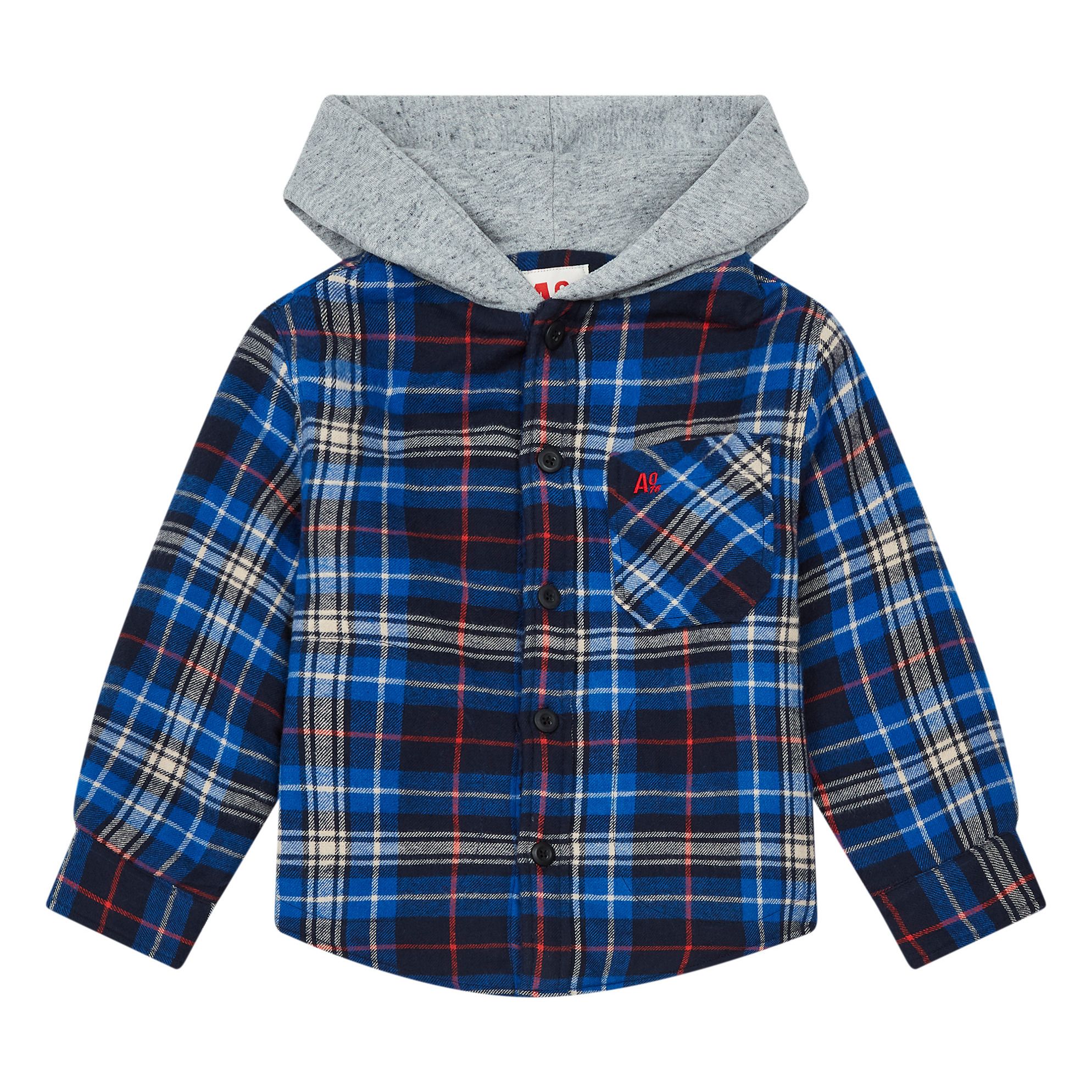 AO76 - Veste à Capuche Innaq - Garçon - Bleu