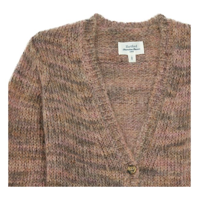 Cardigan Mohair Mouse Rose