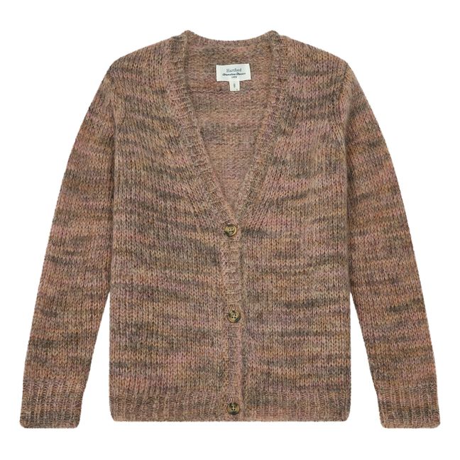 Cardigan Mohair Mouse Rosa
