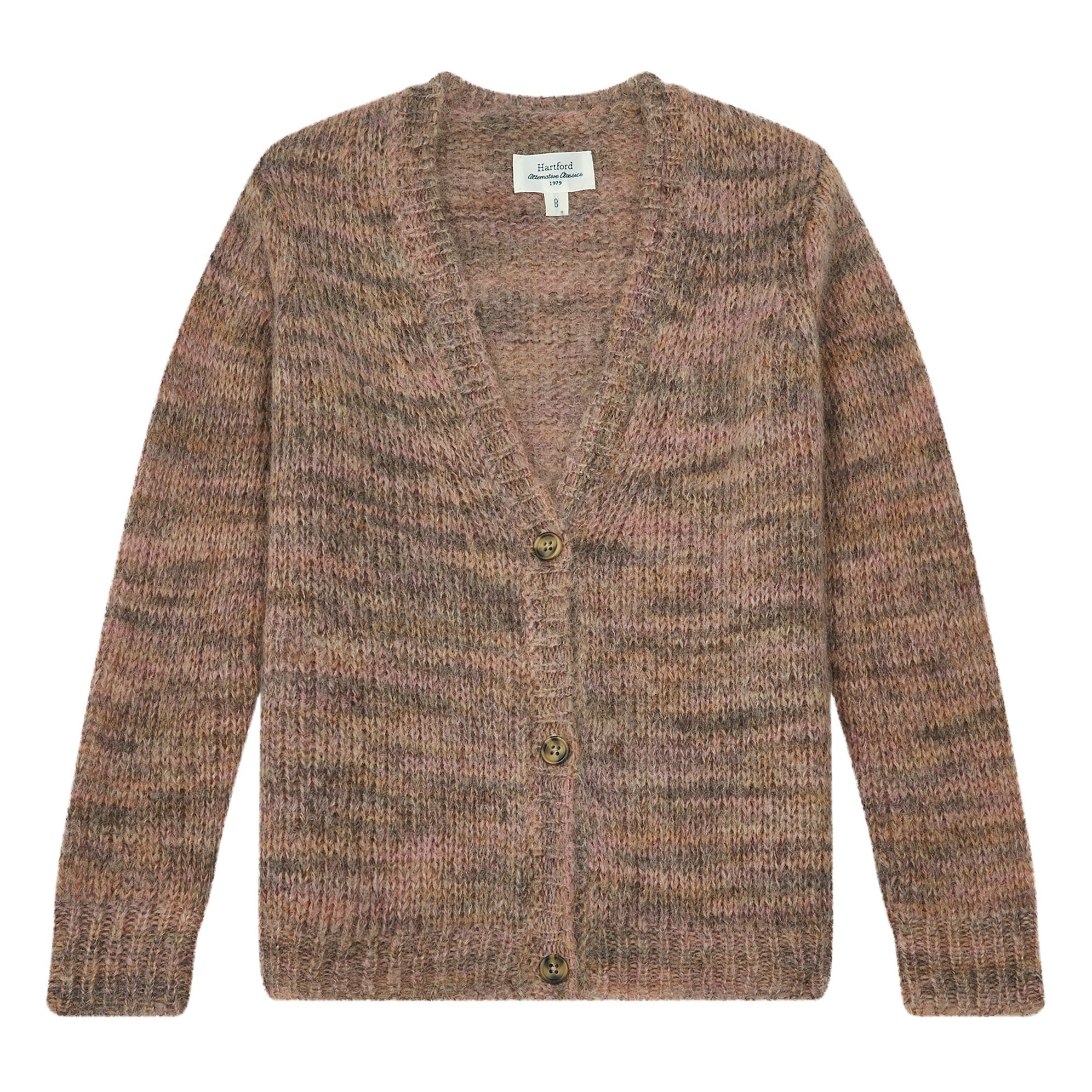 Hartford - Cardigan Mohair Mouse - Fille - Rose