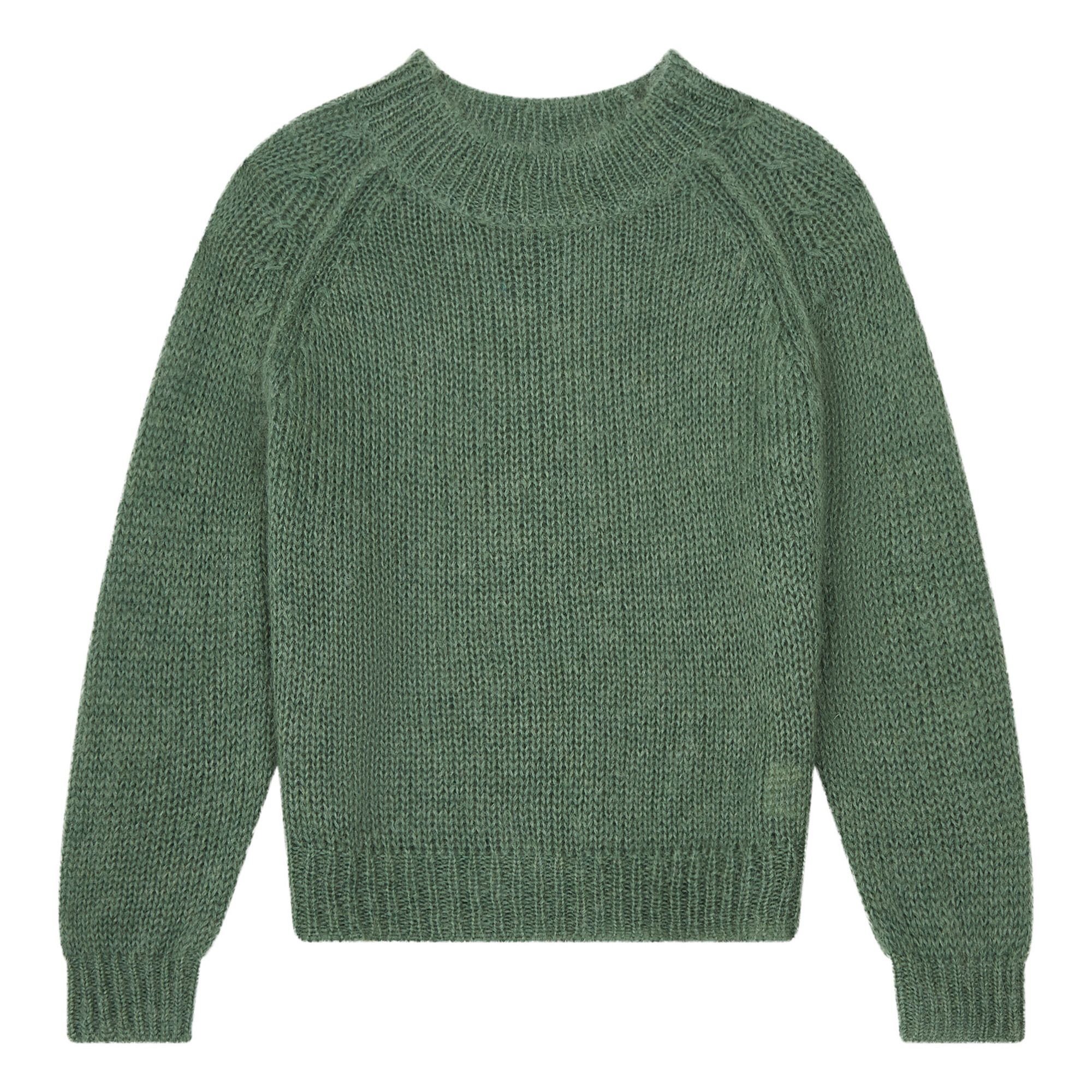 Madlie Mohair Jumper Almond green- Product image n°0