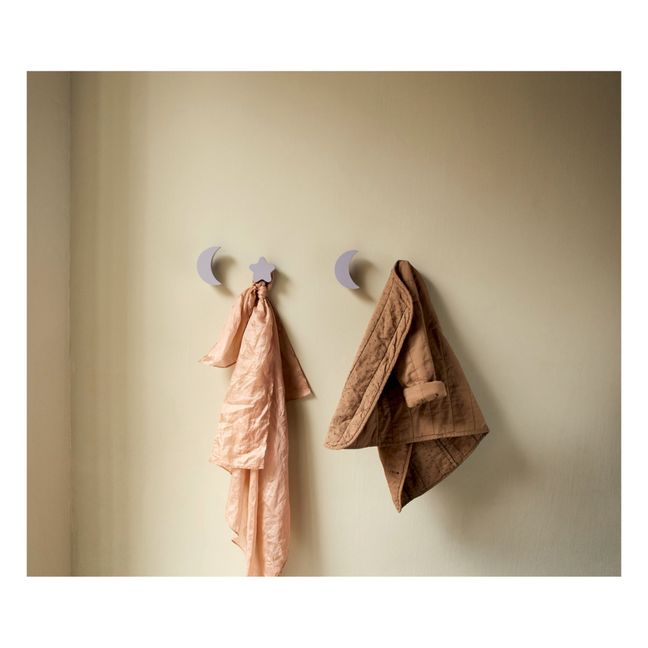 Patères Stars & Moons - Lot de 4 | Lilas