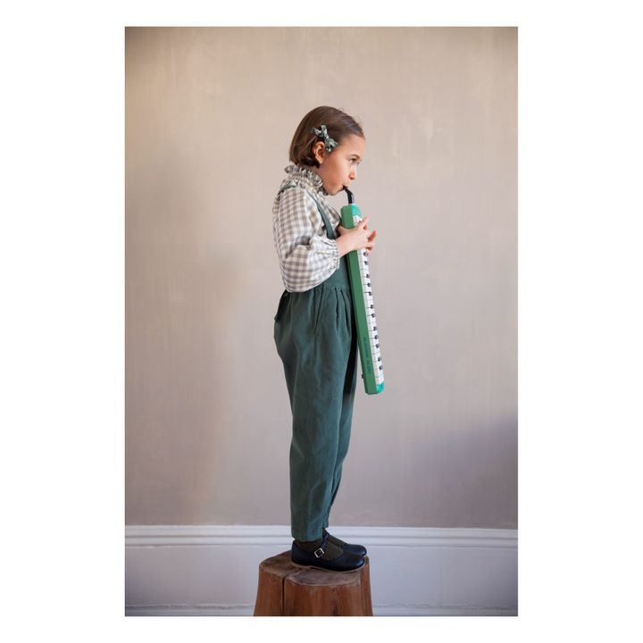 Soor Ploom - Imogen Velvet Dungarees - Green | Smallable