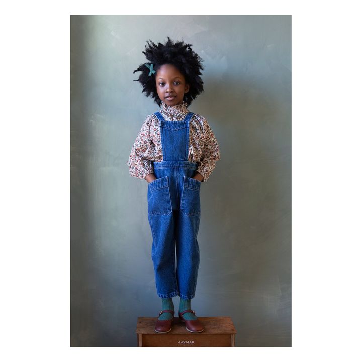 Charlie Denim Dungarees | Denim blue