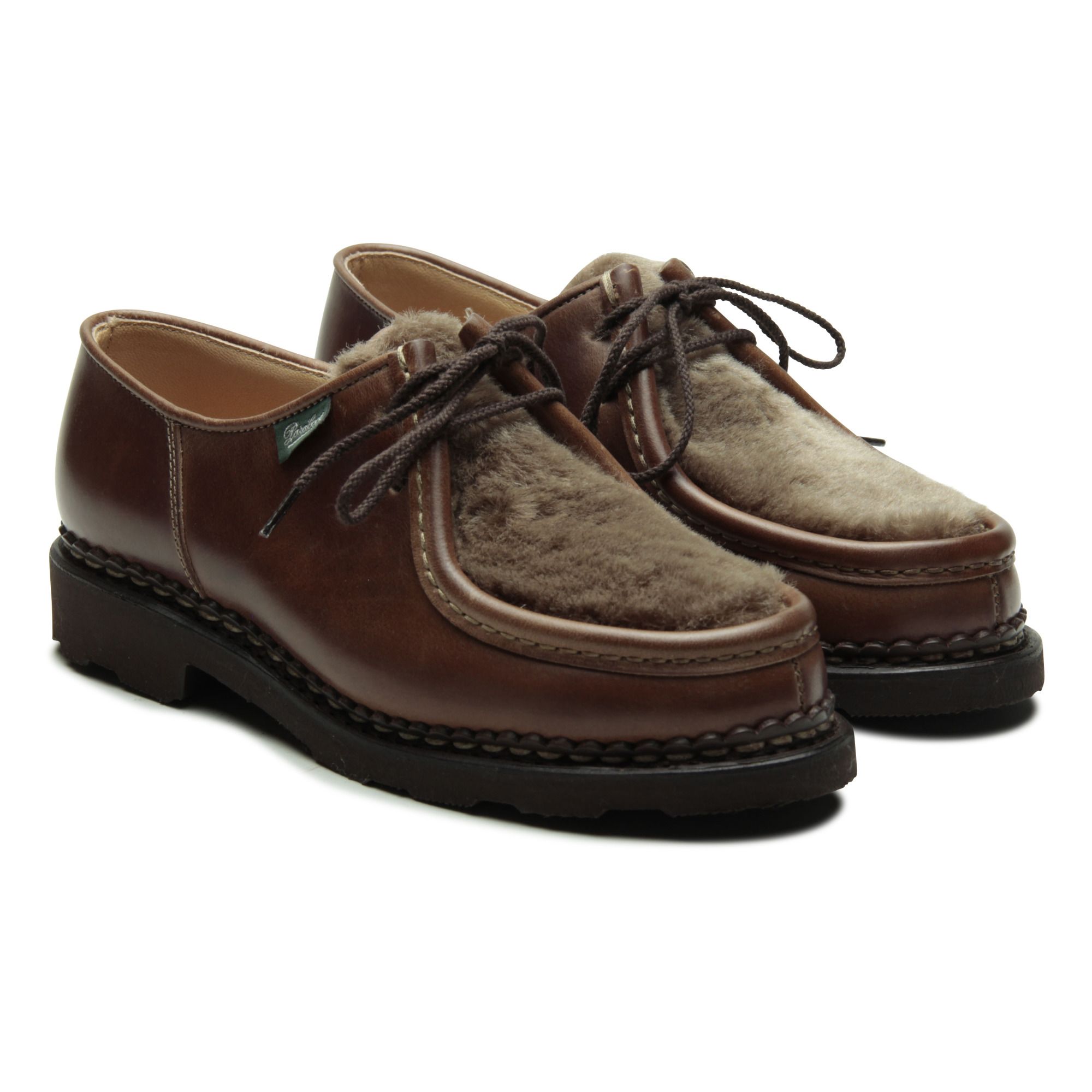 Michael Fur Brogues Brown