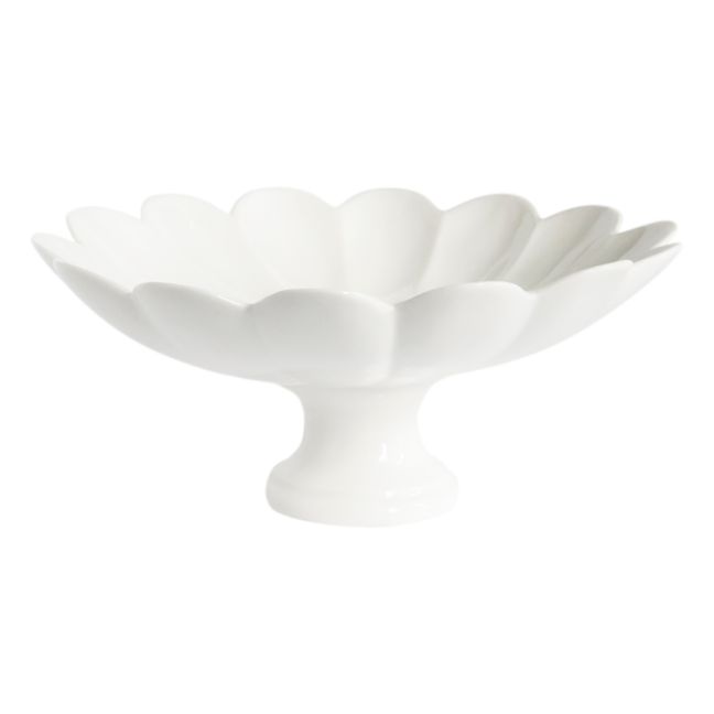 Venus Porcelain Pedestal Bowl | White