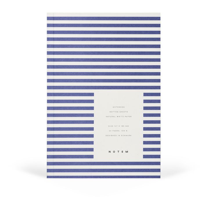 Cuaderno de rayas Vita | Azul- Imagen del producto n°0