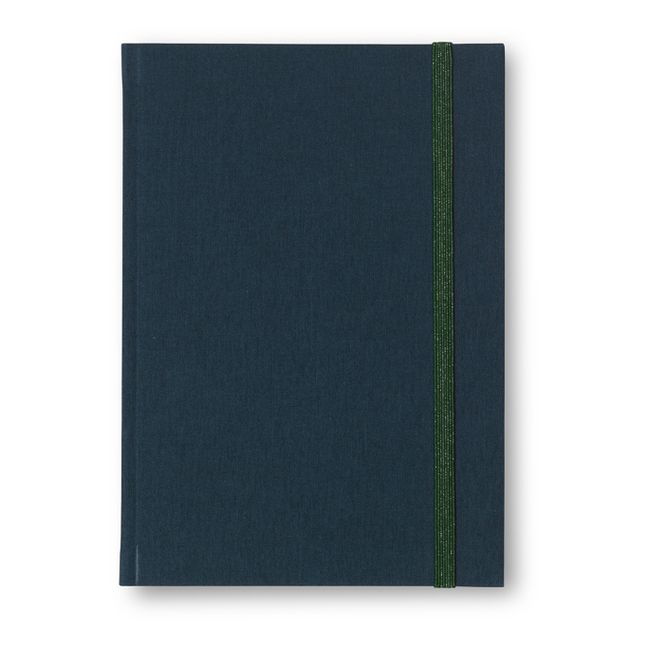 Bea Lined Notebook | Navy blue