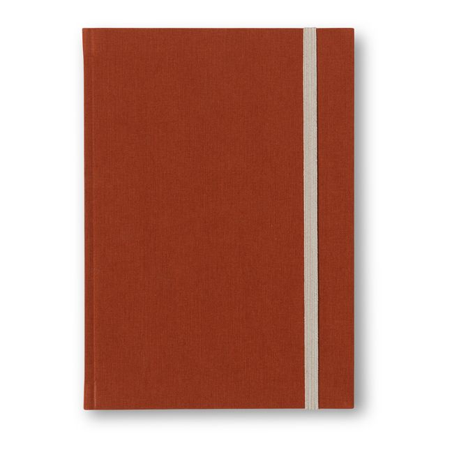 Notebook a righe Béa | Terracotta