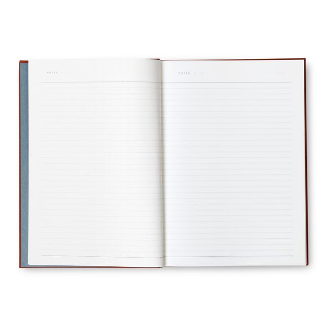 Bea Lined Notebook Terracotta