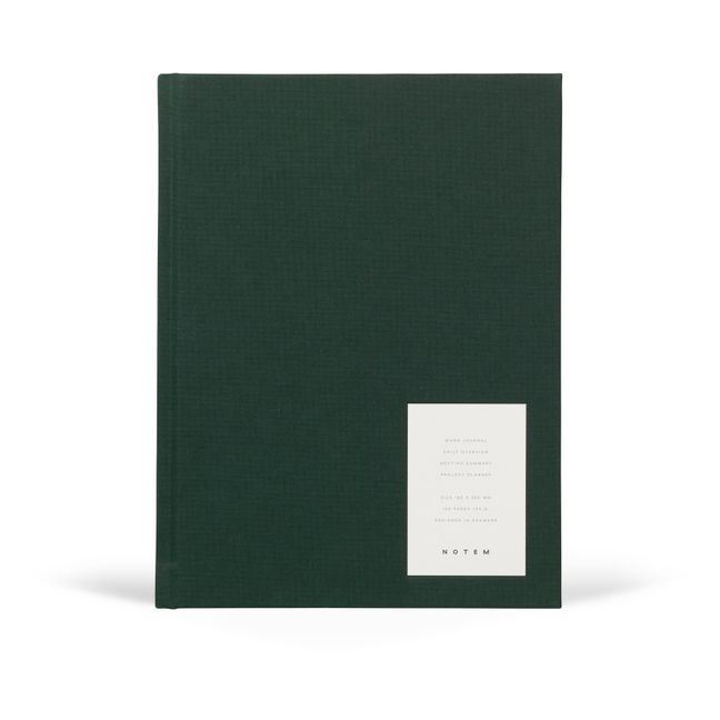 Even Work Journal Dark green
