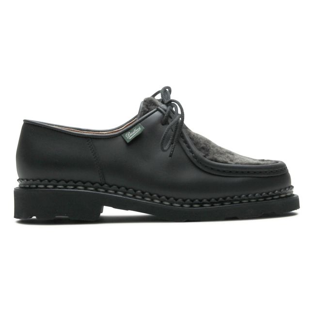 Derbies, modello: Michael, in pelliccia | Nero