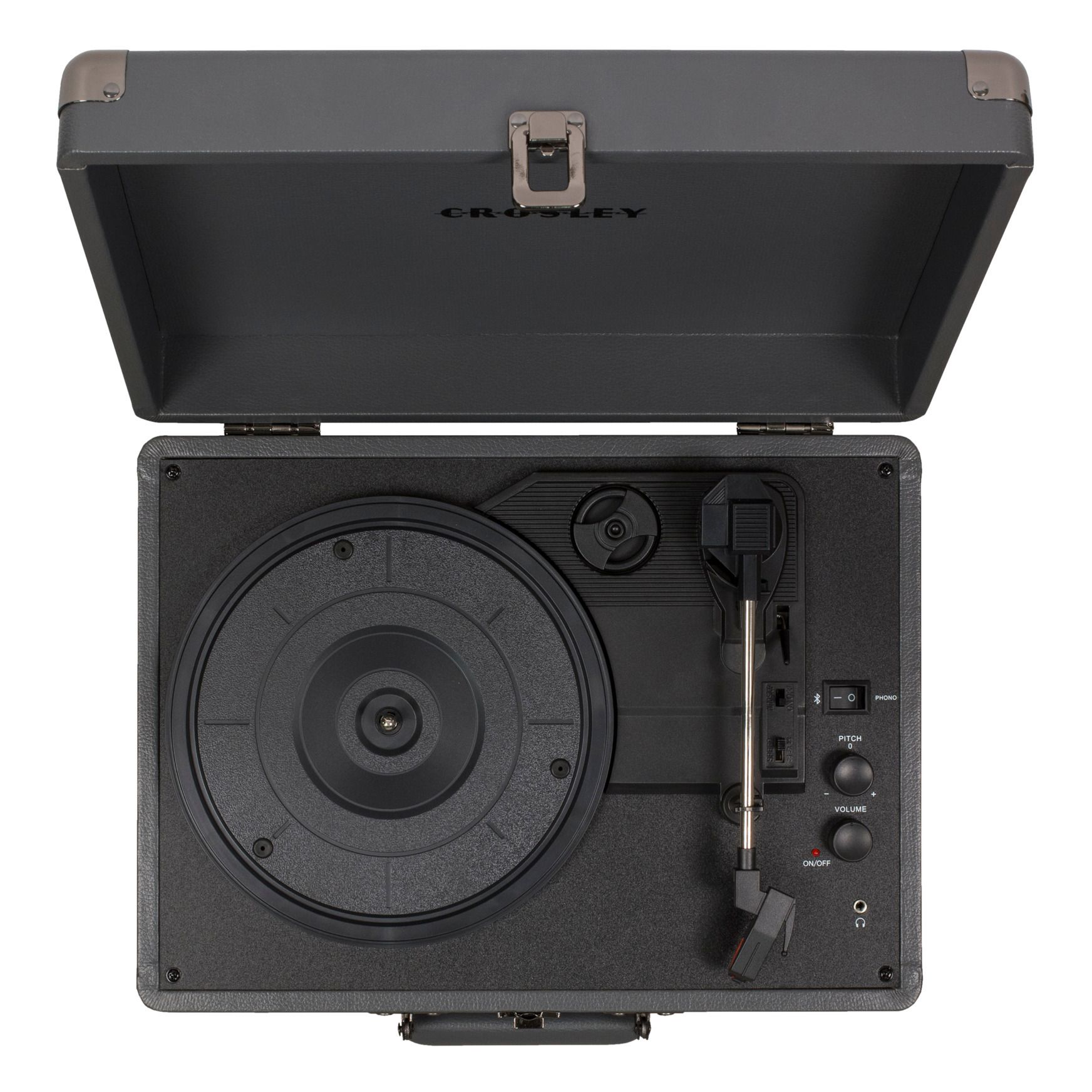 Crosley Cruiser Deluxe Turntable Carbon- Product image n°4