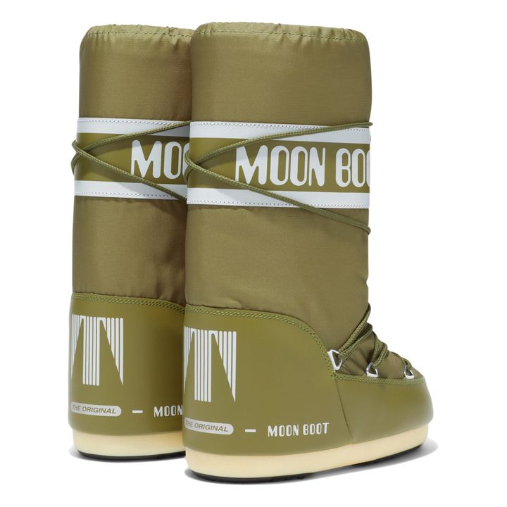 Moon Boot Nylon Verde Kaki- Imagen del producto n°1