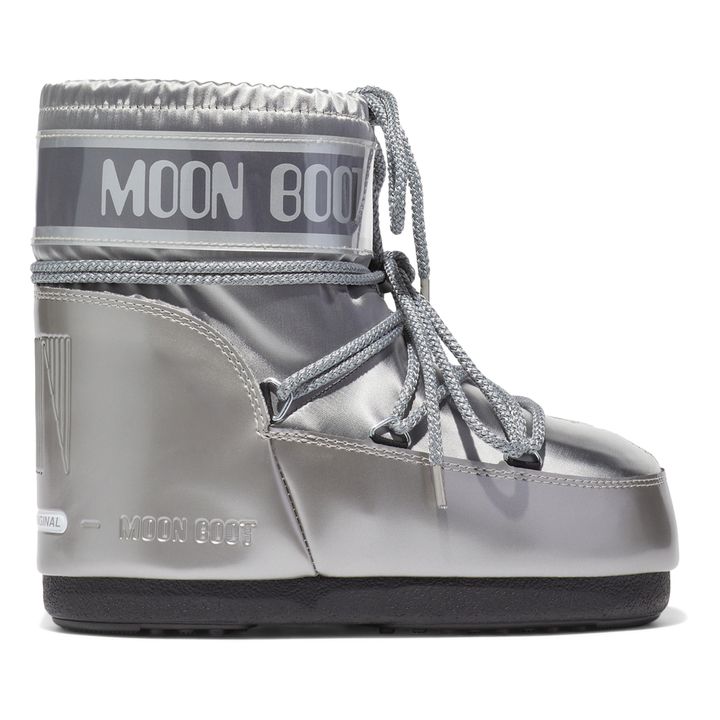 Moon Boot - Glance Low-Top Moon Boots - Silver