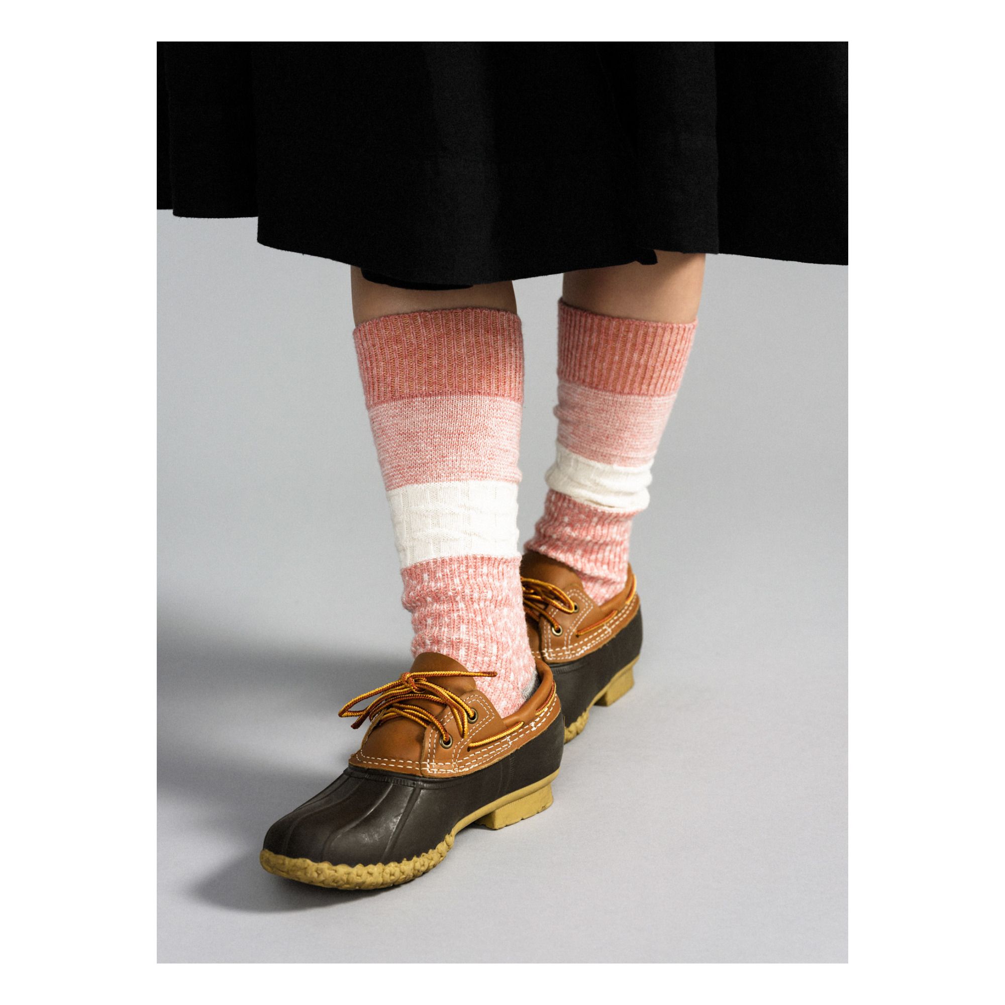 Hansel from Basel - Chaussettes Boot Louie Laine - Femme - Rose