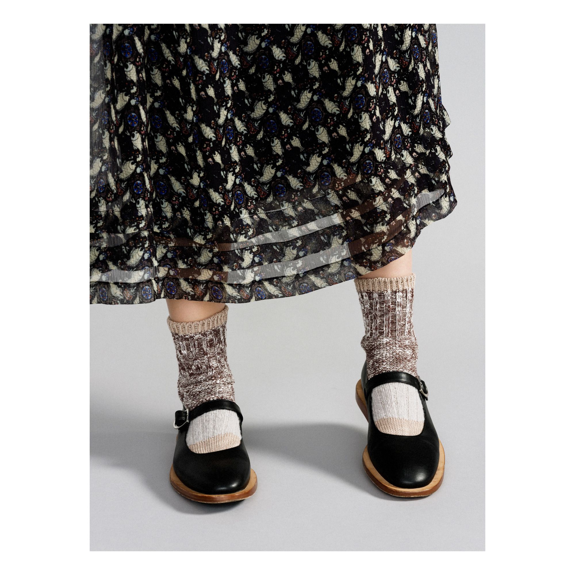 Hansel from Basel - Chaussettes Dapple - Femme - Latte