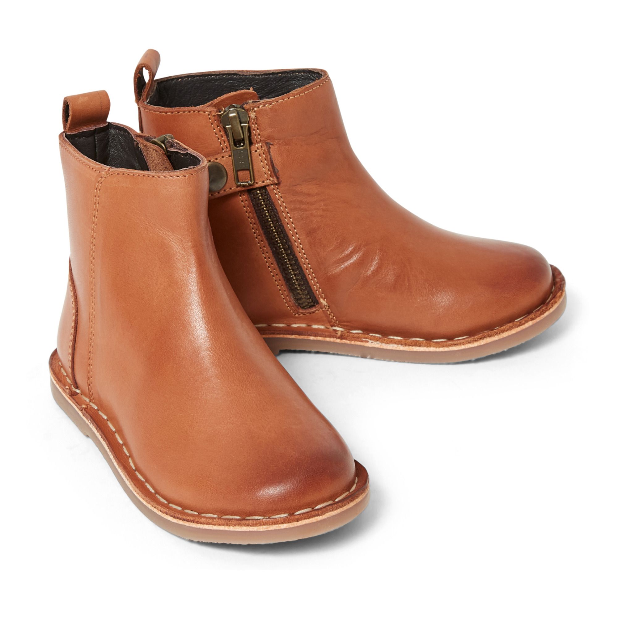 Joseph Leather Boots Caramel- Product image n°1