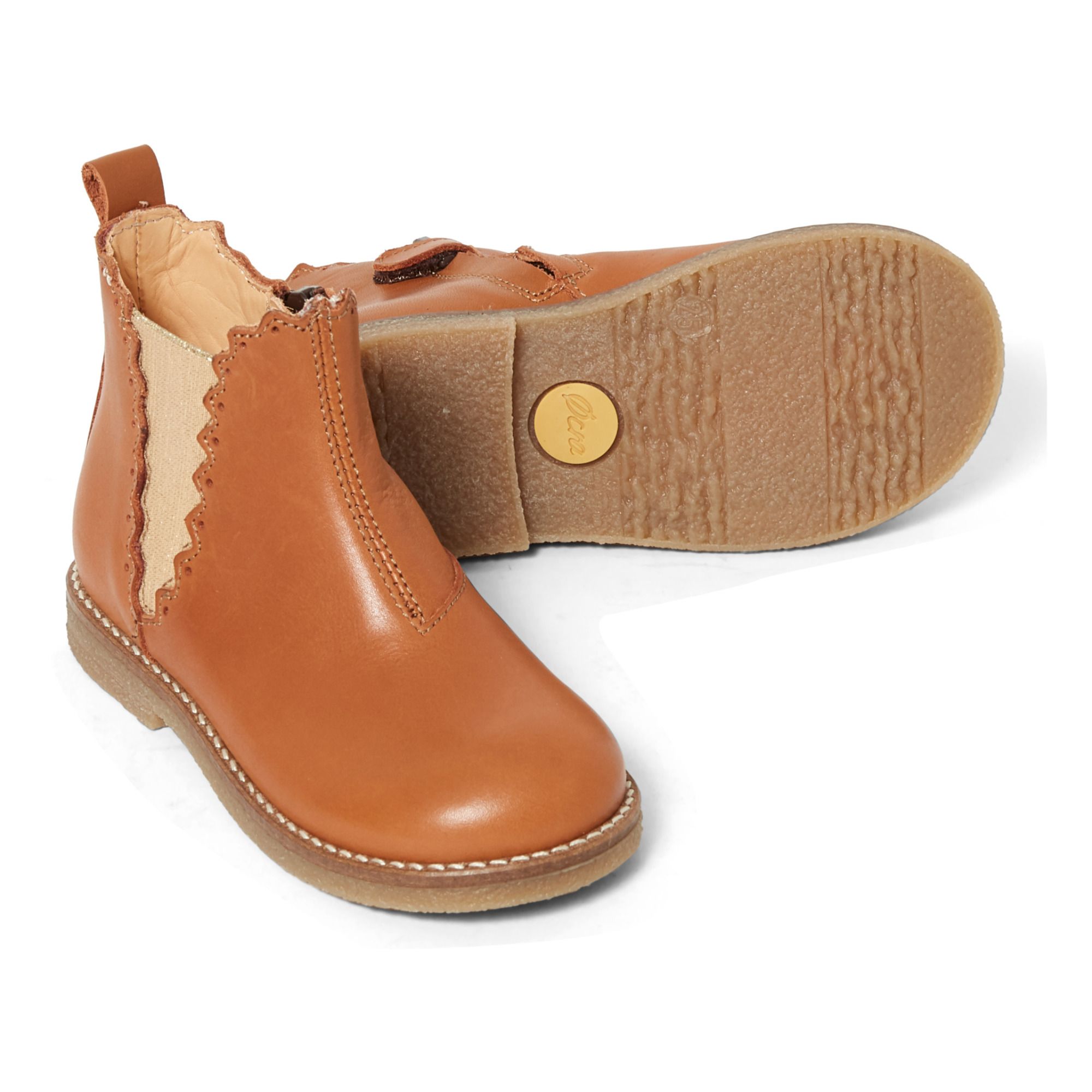 Zip-Up Chelsea Boots Camel- Product image n°2