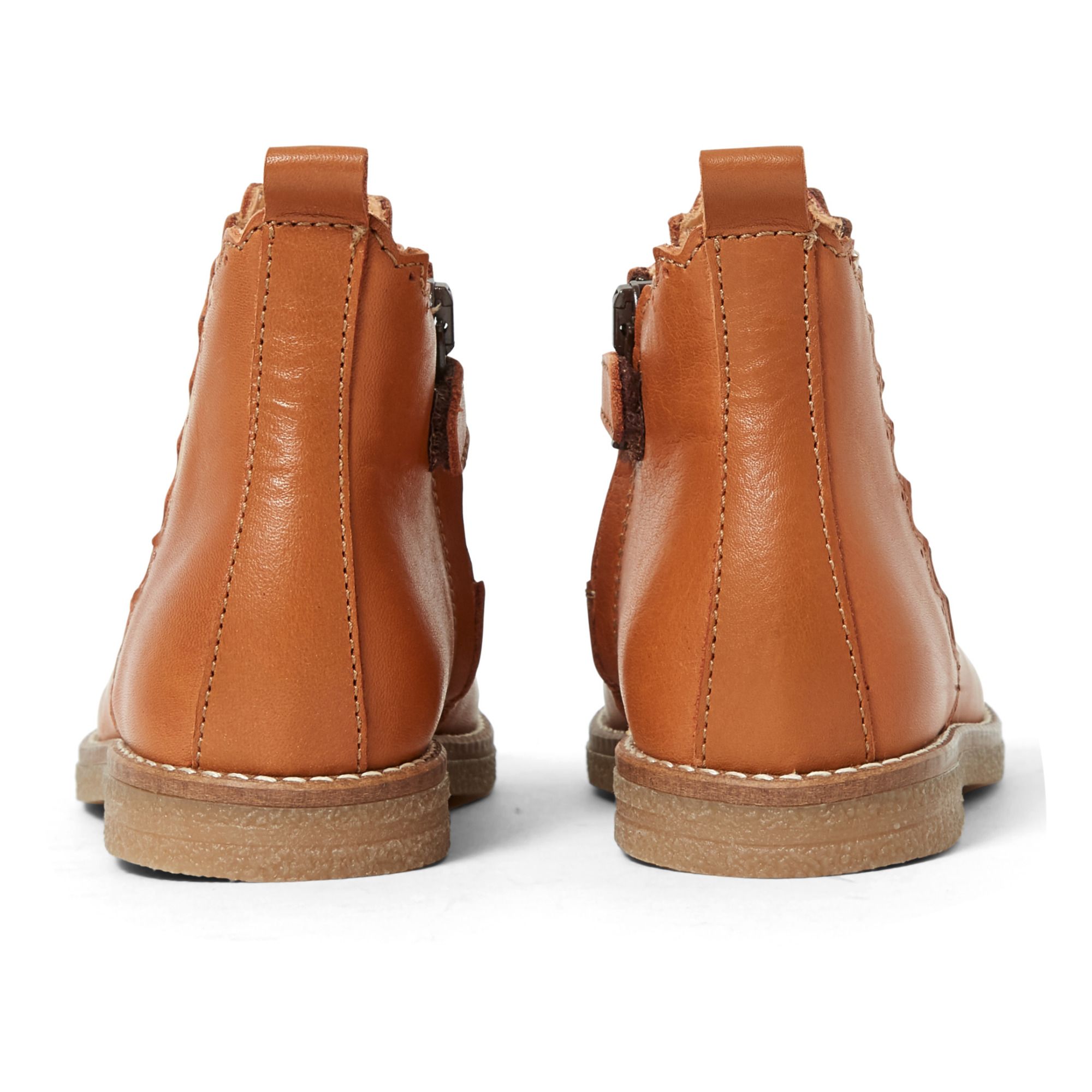 Zip-Up Chelsea Boots Camel- Product image n°4