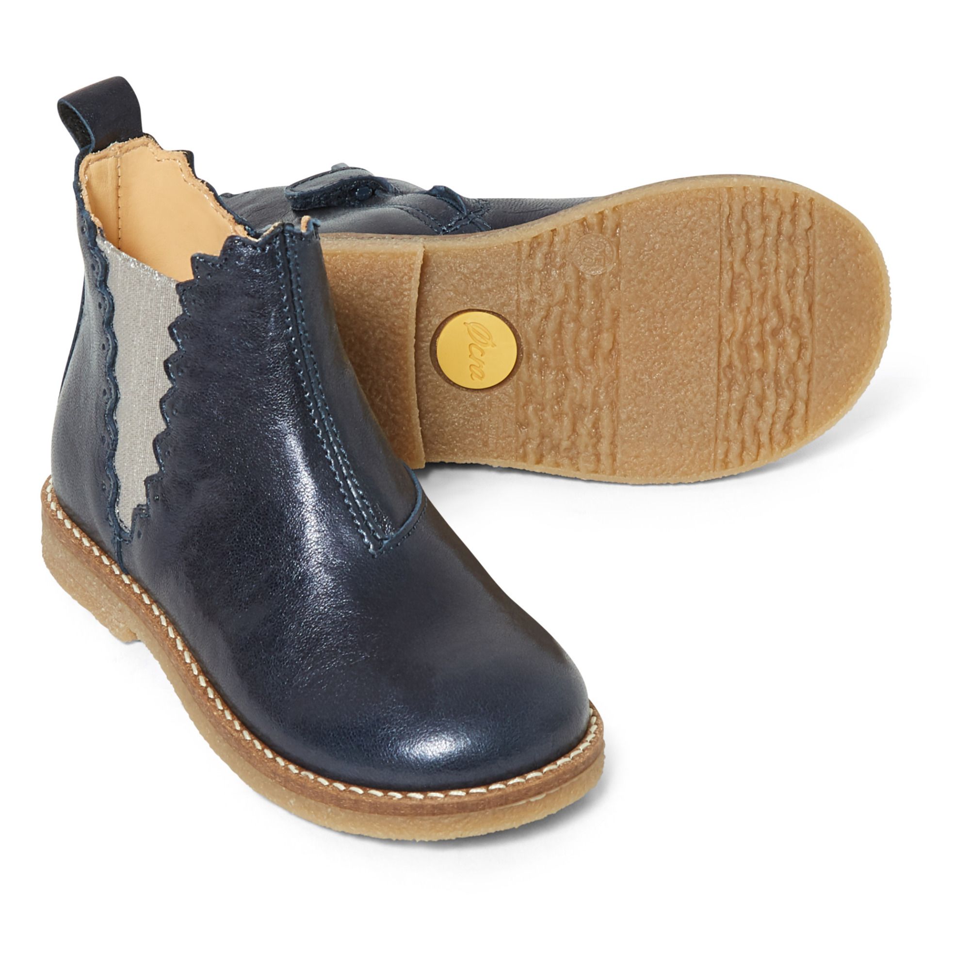 Zip-Up Chelsea Boots Navy blue- Product image n°2