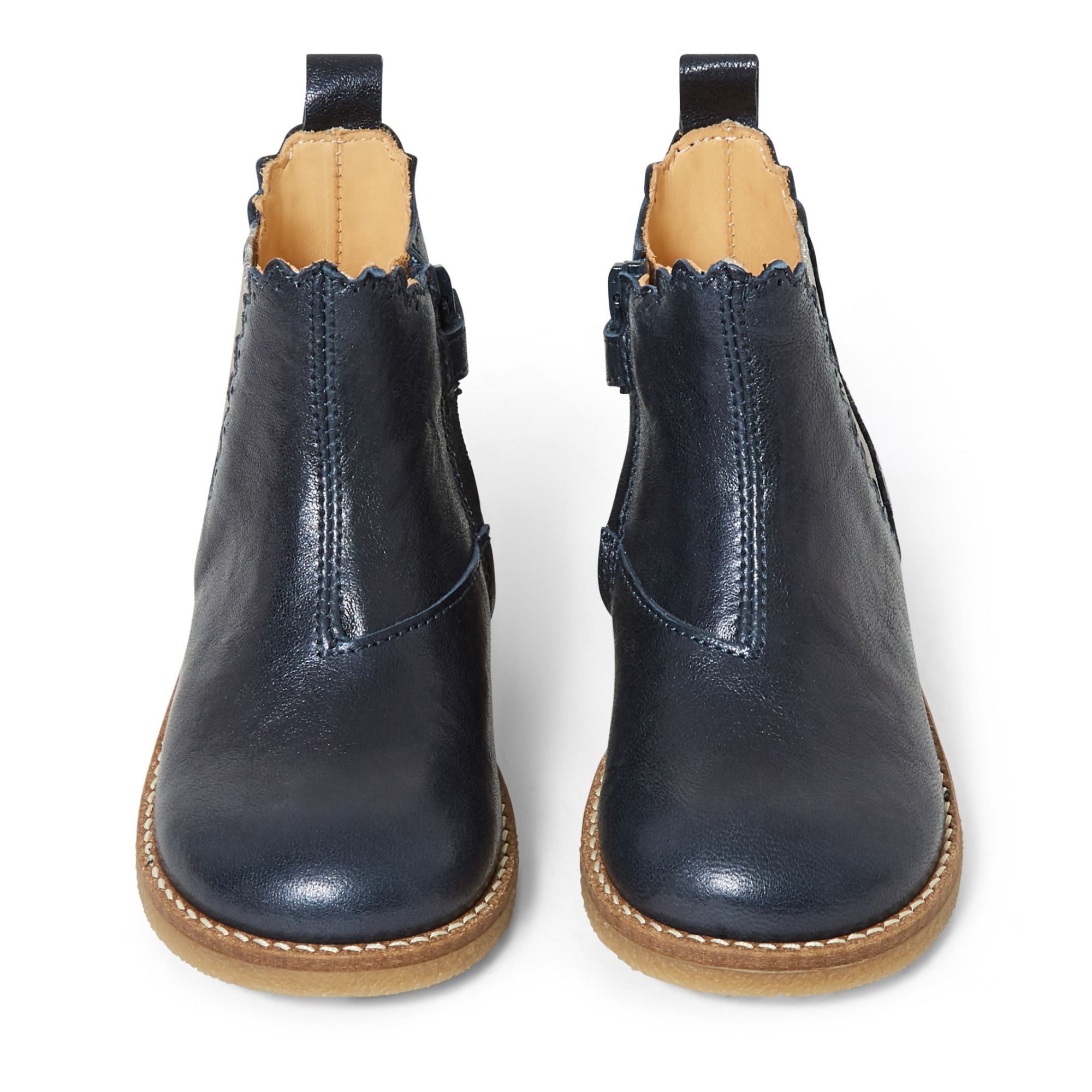 Zip-Up Chelsea Boots Navy blue- Product image n°3