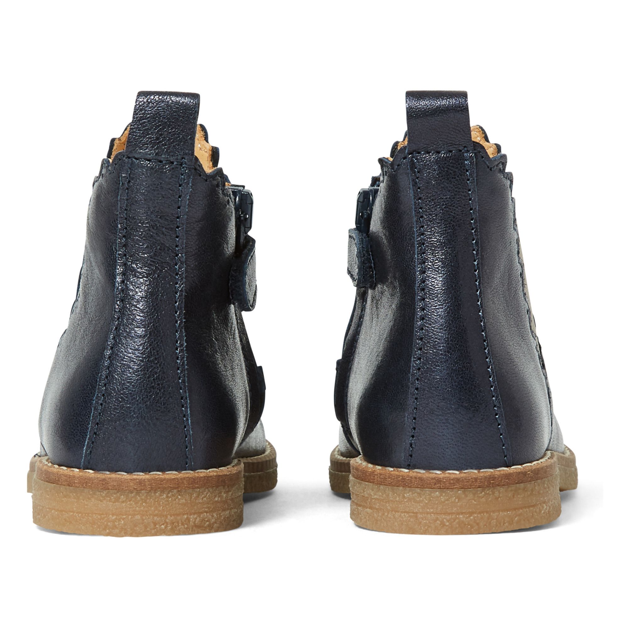 Zip-Up Chelsea Boots Navy blue- Product image n°4