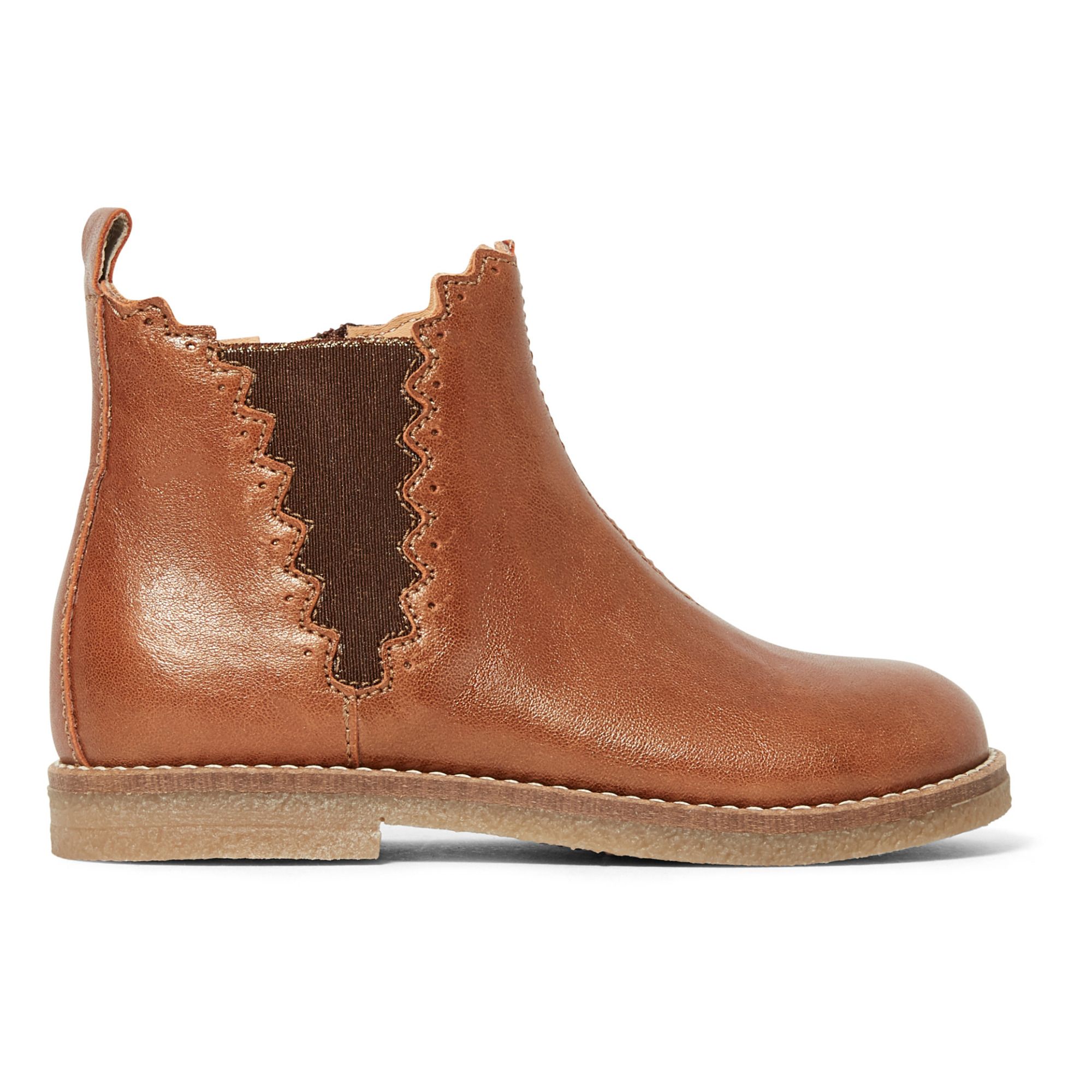 Zip-Up Chelsea Boots Camel- Product image n°0