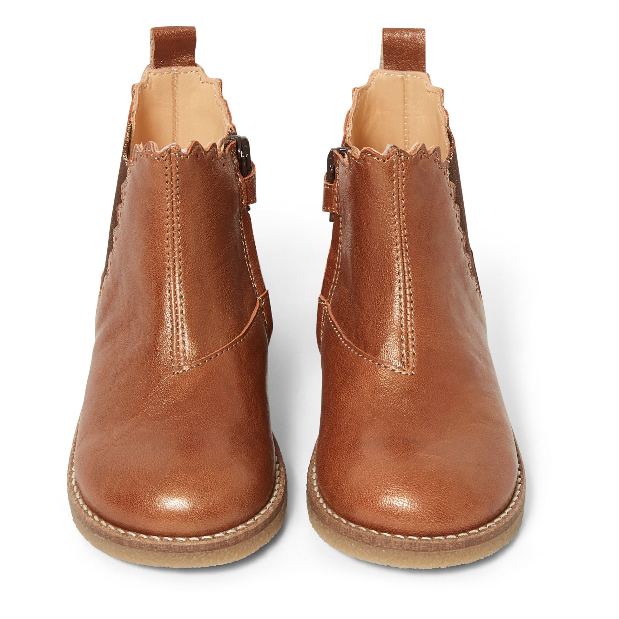 Zip-Up Chelsea Boots Camel- Product image n°3