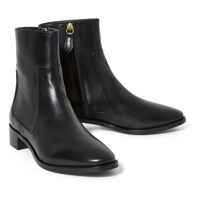 N°67 Nappa Leather Boots Black