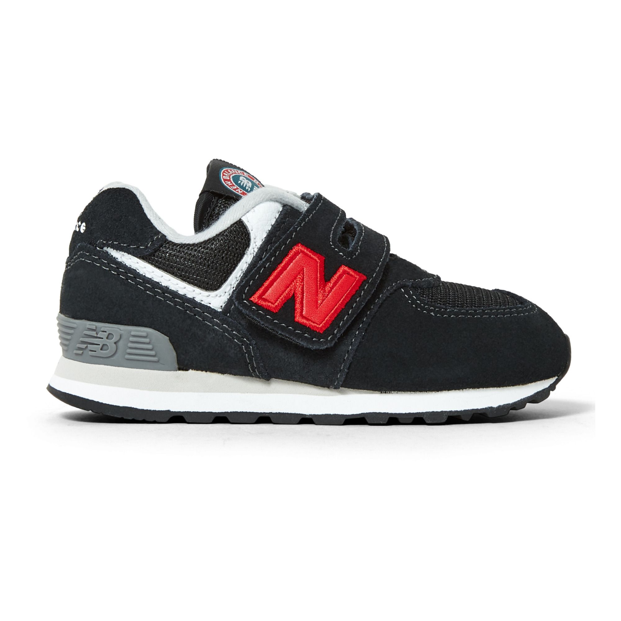 New Balance - Baskets 574 Bicolores - Fille - Noir