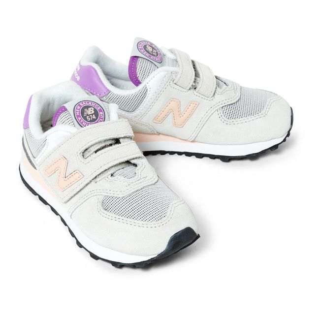 574 Velcro Sneakers Lilac