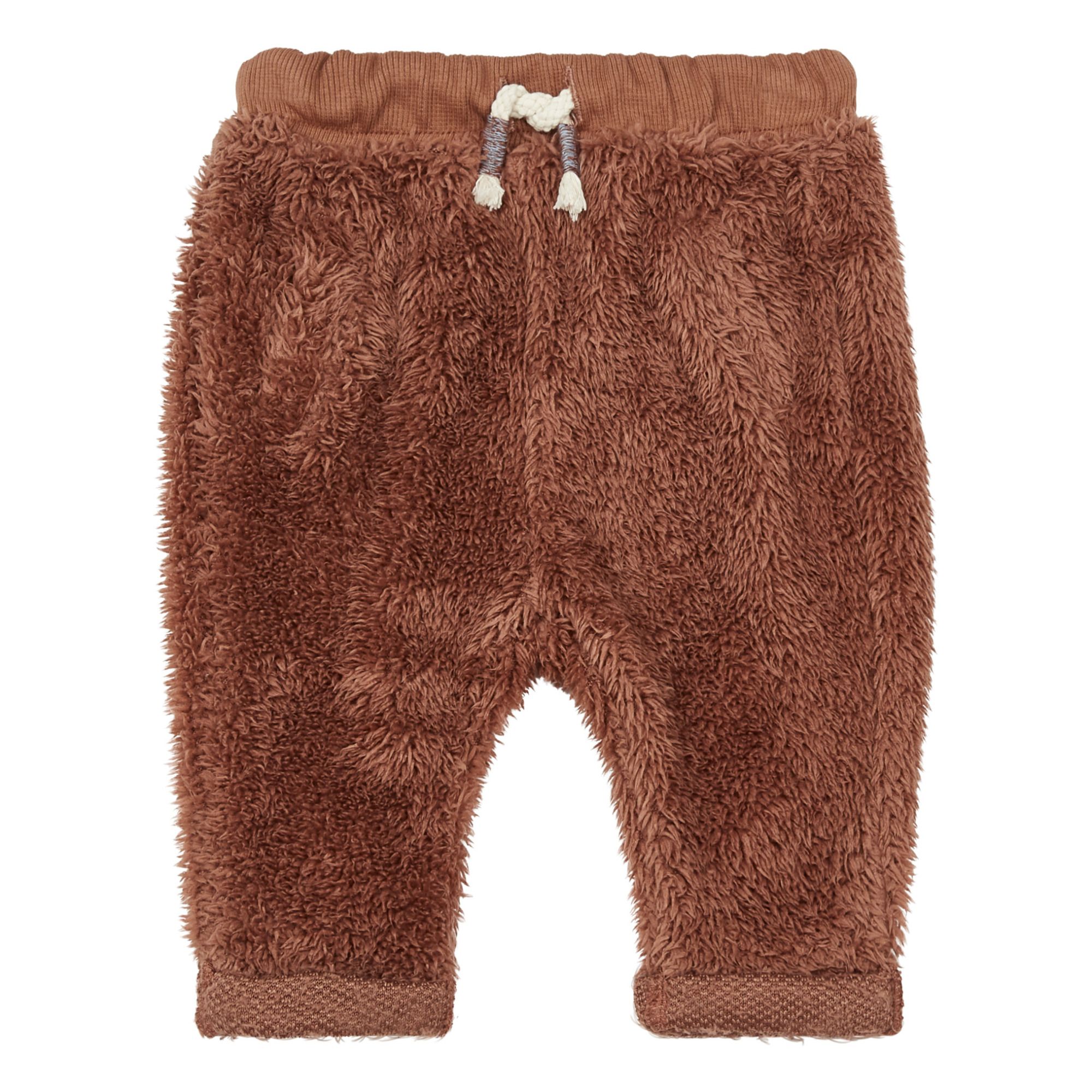 Emile et Ida - Sarouel Façon Fourrure - Fille - Caramel