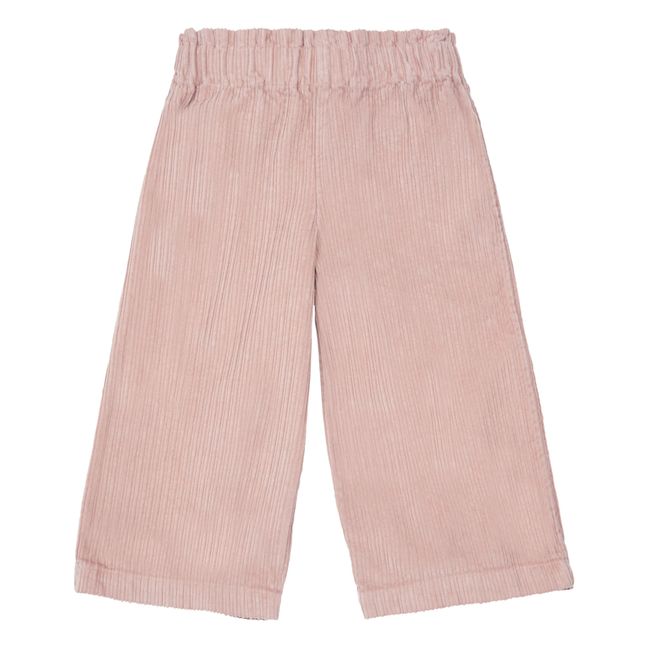 Chacha Organic Cotton Corduroy Trousers Pink
