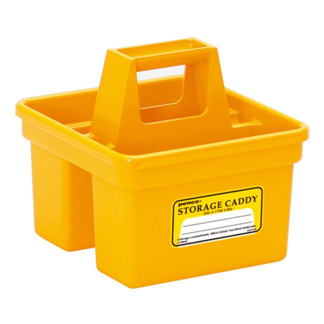 Box de rangement Caddy | Jaune