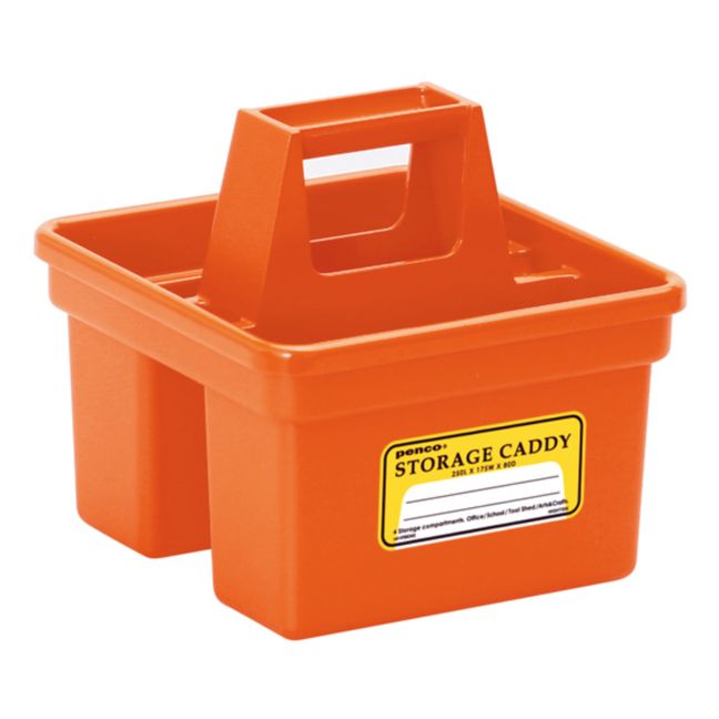 Storage Caddy Orange