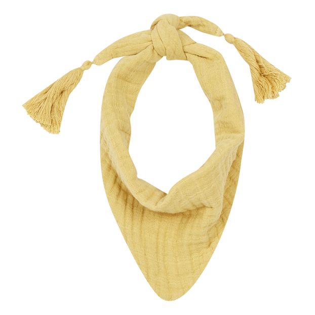 Foulard Misha Gaze De Coton Jaune Moumout Mode Enfant Smallable