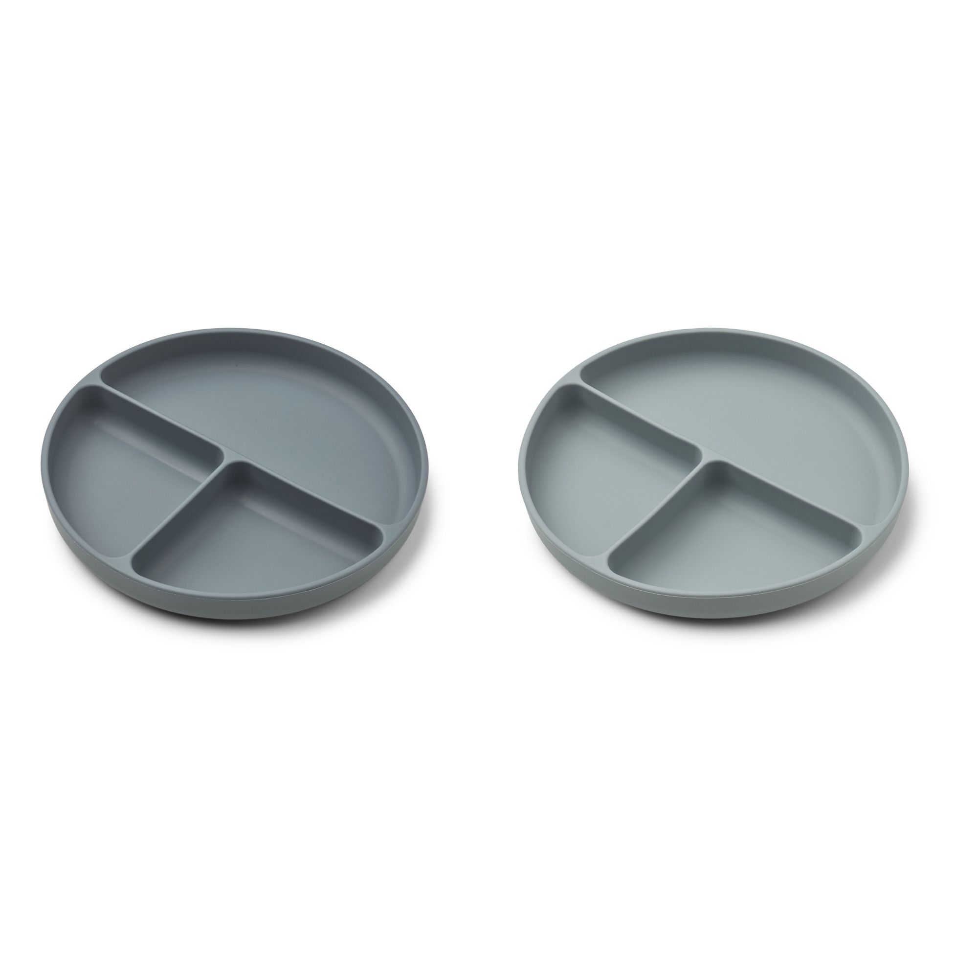 Liewood - Assiettes Harvey en silicone- Set de 2 - Bleu