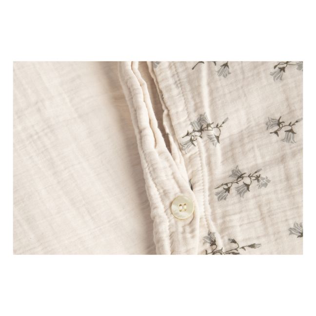 Parure de lit en mousseline de coton Bluebell | Crème