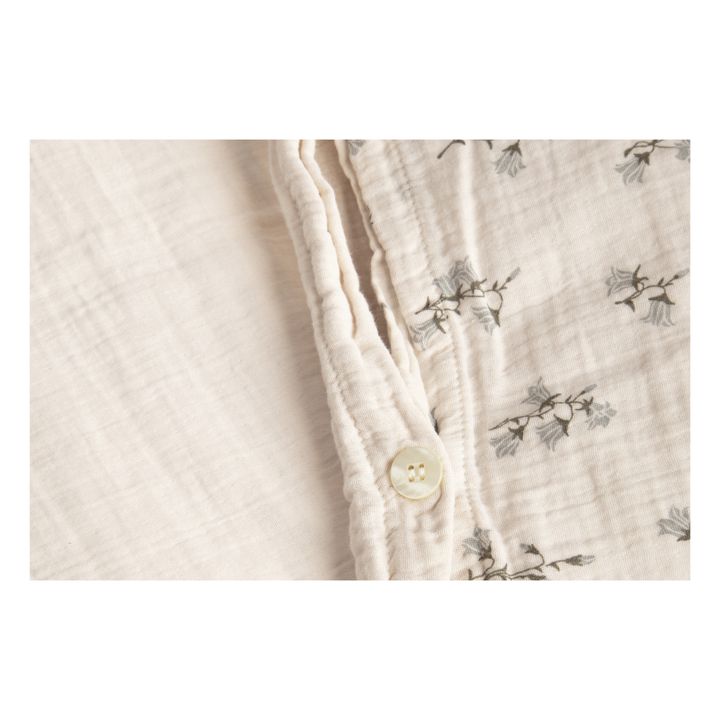 garbo&friends Cotton Muslin Bedding Set Bluebell Cream Smallable